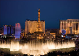 Las Vegas strip Bellagio fountain